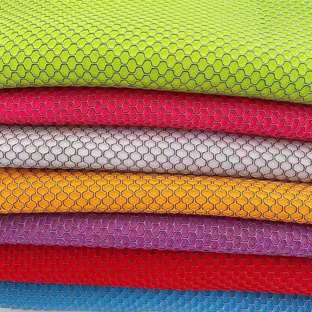 Two-tone Breathable Polyester Air Spacer 2mm Mesh Fabric for Bag Two-tone Breathable Polyester Air Spacer 2mm Mesh Fabric for Bag