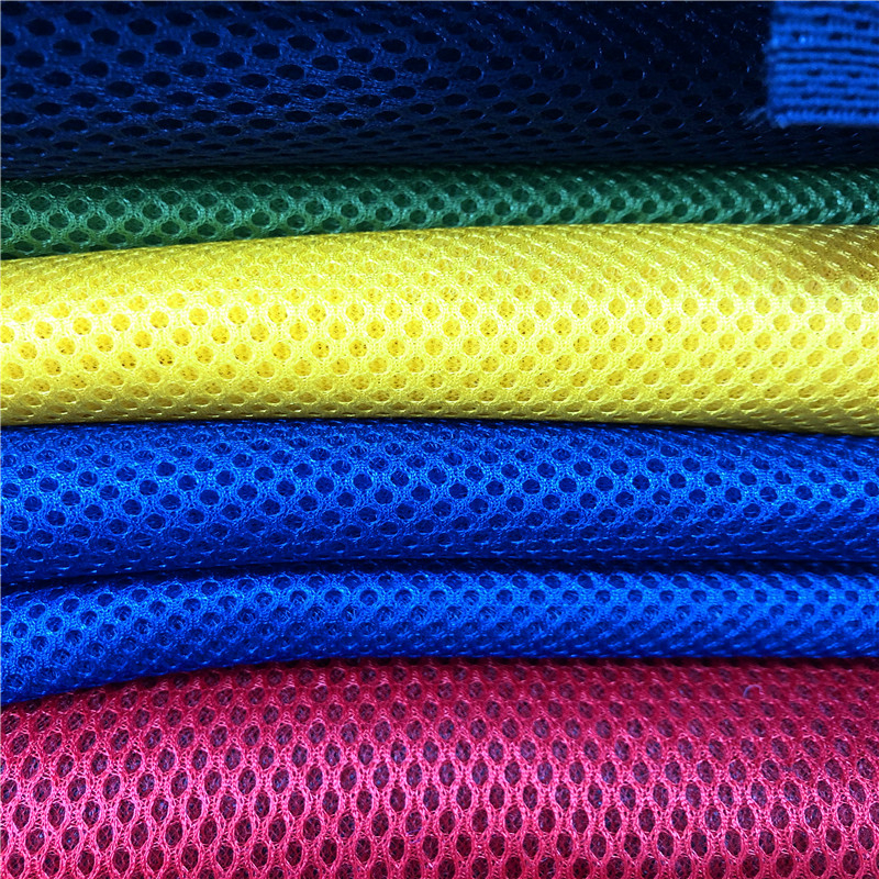 Polyester Warp Knitted D Air Spacer Mesh Fabric Sandwich Mesh Fabric