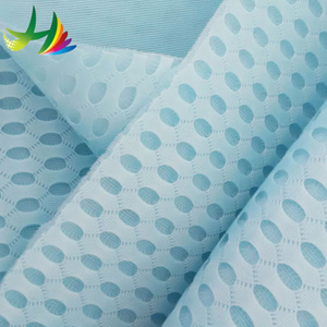 Blue Breathable 100% Polyester 3d Air Mesh Fabric Mattress 