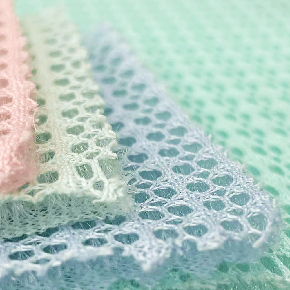 Green Honeycomb High Quality Polyester Mesh Fabric Breathable for Office Chair Cushion