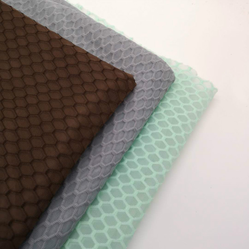 Green Thin 3d Spacer Air Mesh Factory Polyester for Curtain