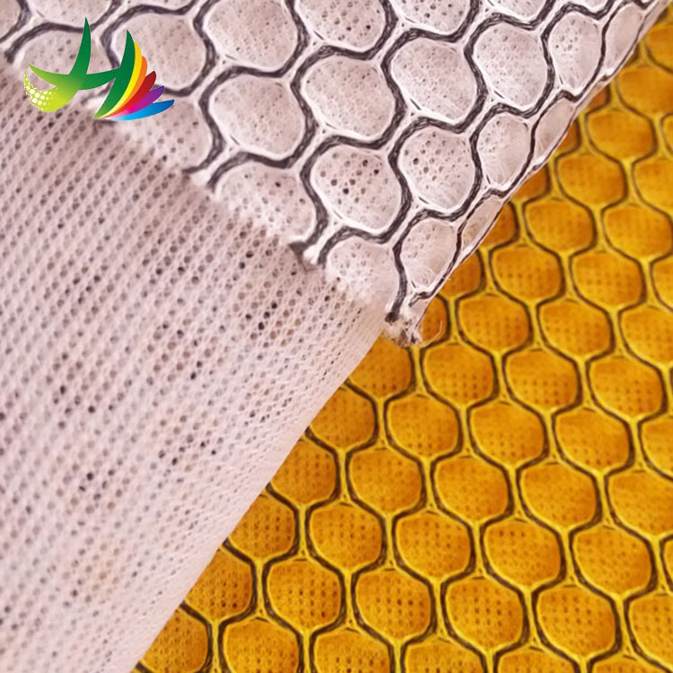 Breathable Air Mesh Fabric for Luggage 100% Recyclable Healthy Ecological Stiff Mesh Fabric