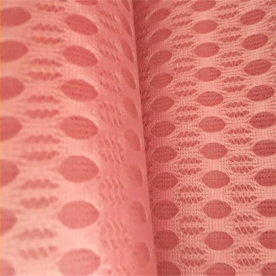 Pink Breathable Soft Polyester Air Mesh Fabric for Cushion