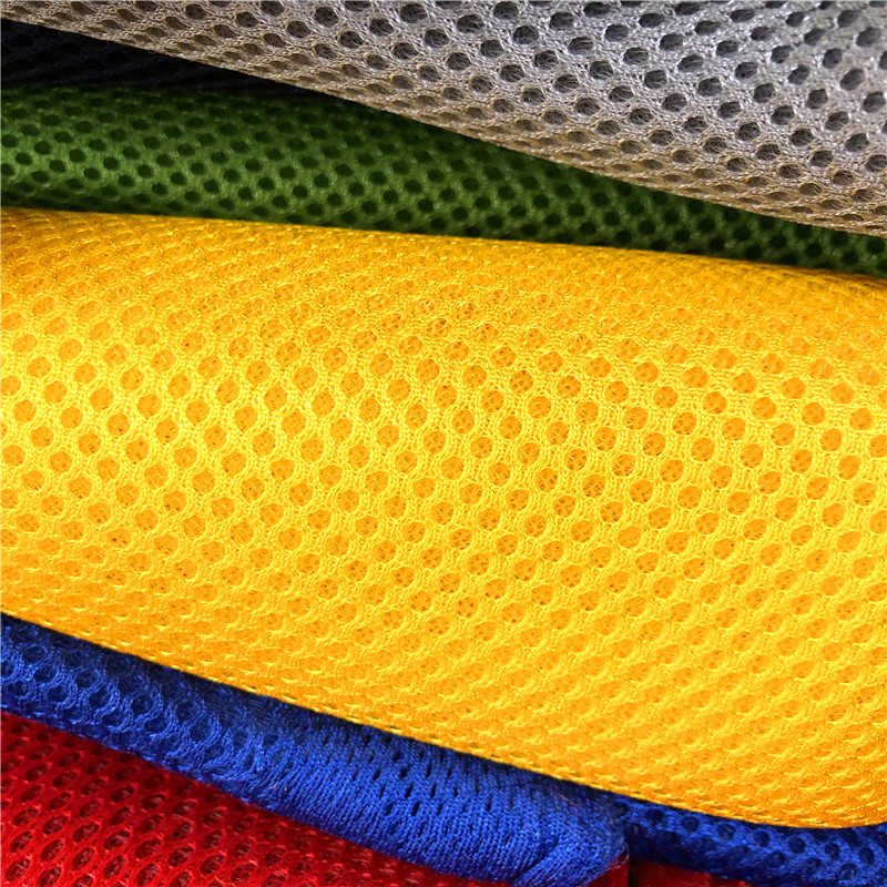 Polyester Knitted 3D Air Mesh Fabric Material for Shoes Upper And Shoes Lining