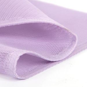 Purple Wedding Dress Polyester 3D Air Mesh Fabric