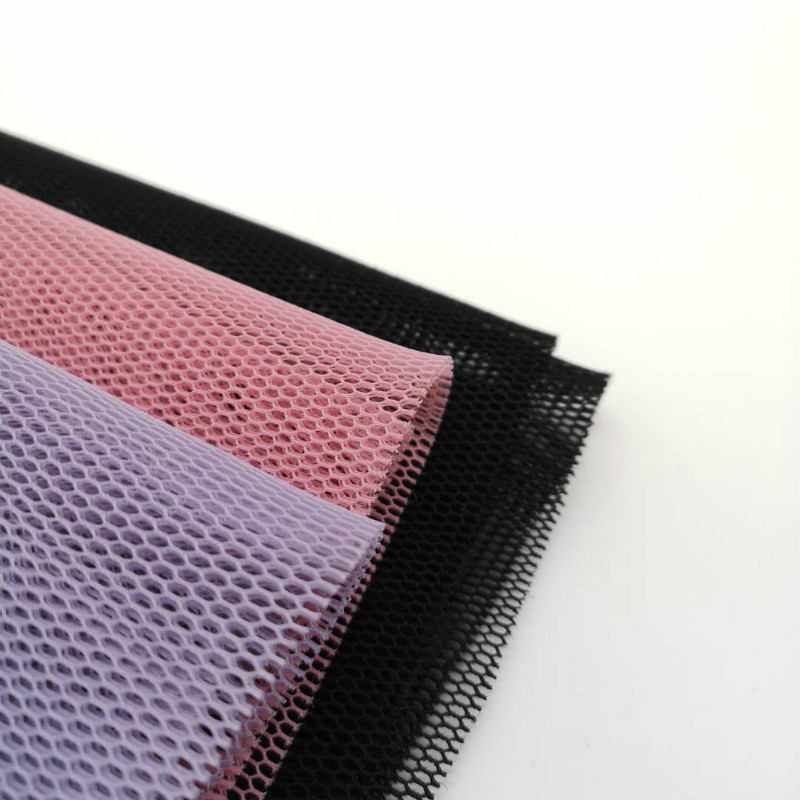 Pink Wedding Dress Polyester 3D Air Mesh Fabric 3d Spacer Mesh Fabric