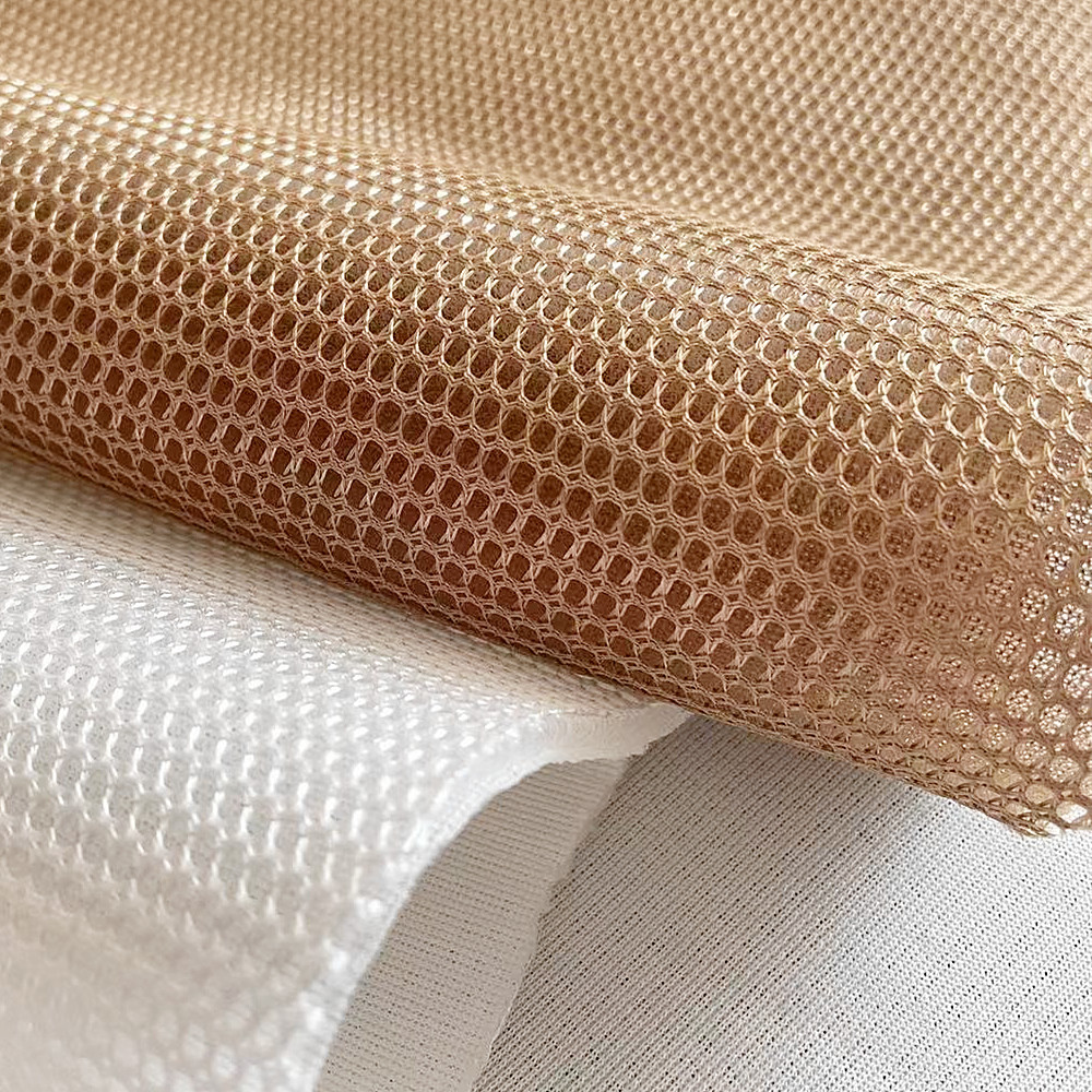 Polyester Mesh Fabric for Clothing Mesh Net Fabric Soft 3d Spacer Fabric for Car Seat Cover,3d Air Mesh Fabric for Home Textile