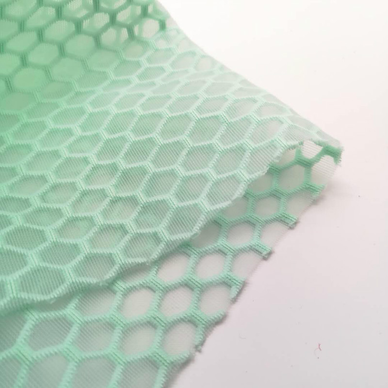 Green Thin 3d Spacer Air Mesh Factory Polyester for Curtain