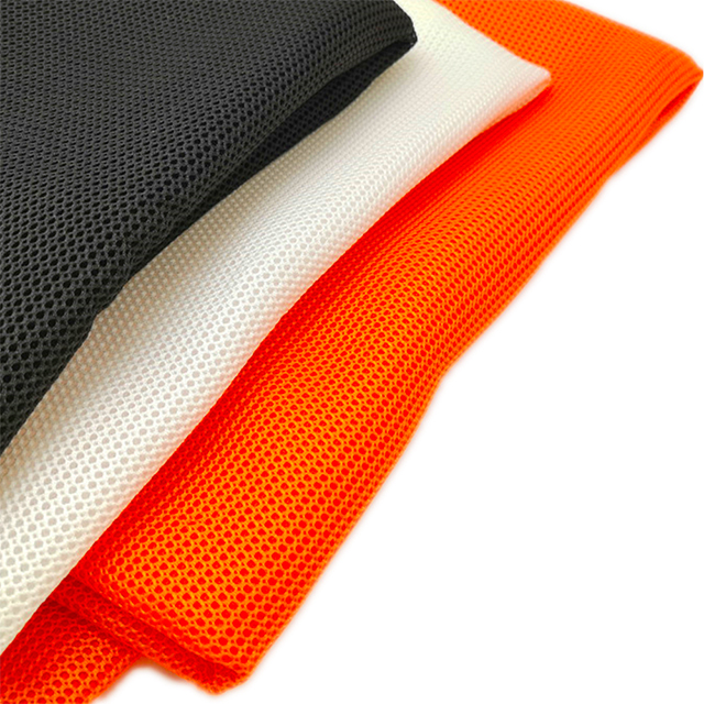 Sandwich Mesh Fabric for Sports Shoes Polyester Mesh Fabric Transparent