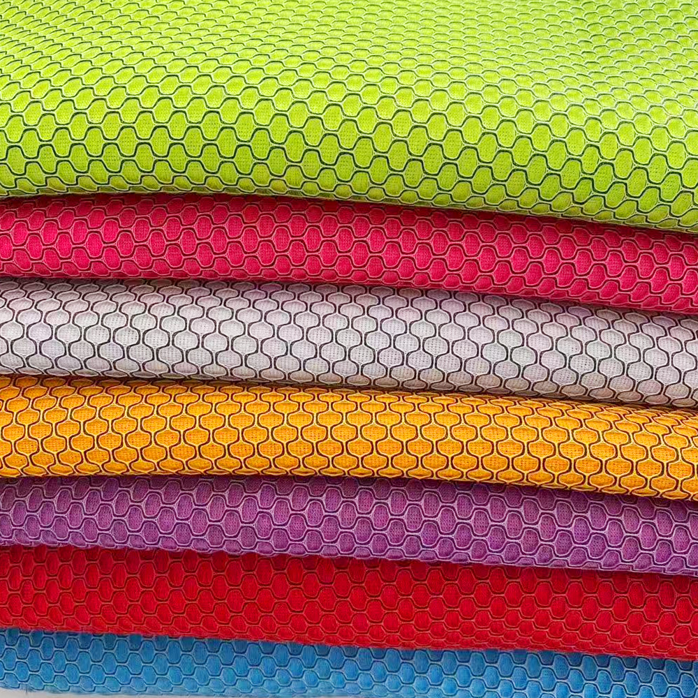 Two-tone Breathable Polyester Air Spacer 2mm Mesh Fabric for Bag