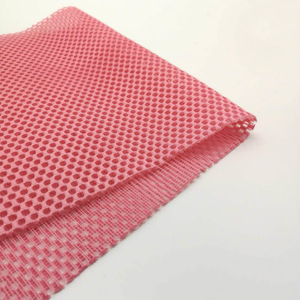 100 Polyester 3d Honeycomb Mesh Sofa Fabric Peach Color 