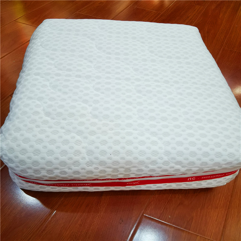 White Customized Breathable Royal Air Flow Honeycomb 3D Mesh Fabric For Baby Crib Bedding Set