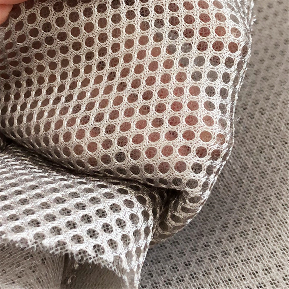 Wholesale Breathable Hexagon 3D Sandwich Mesh Fabric Honeycomb 3D Air Mesh Fabric