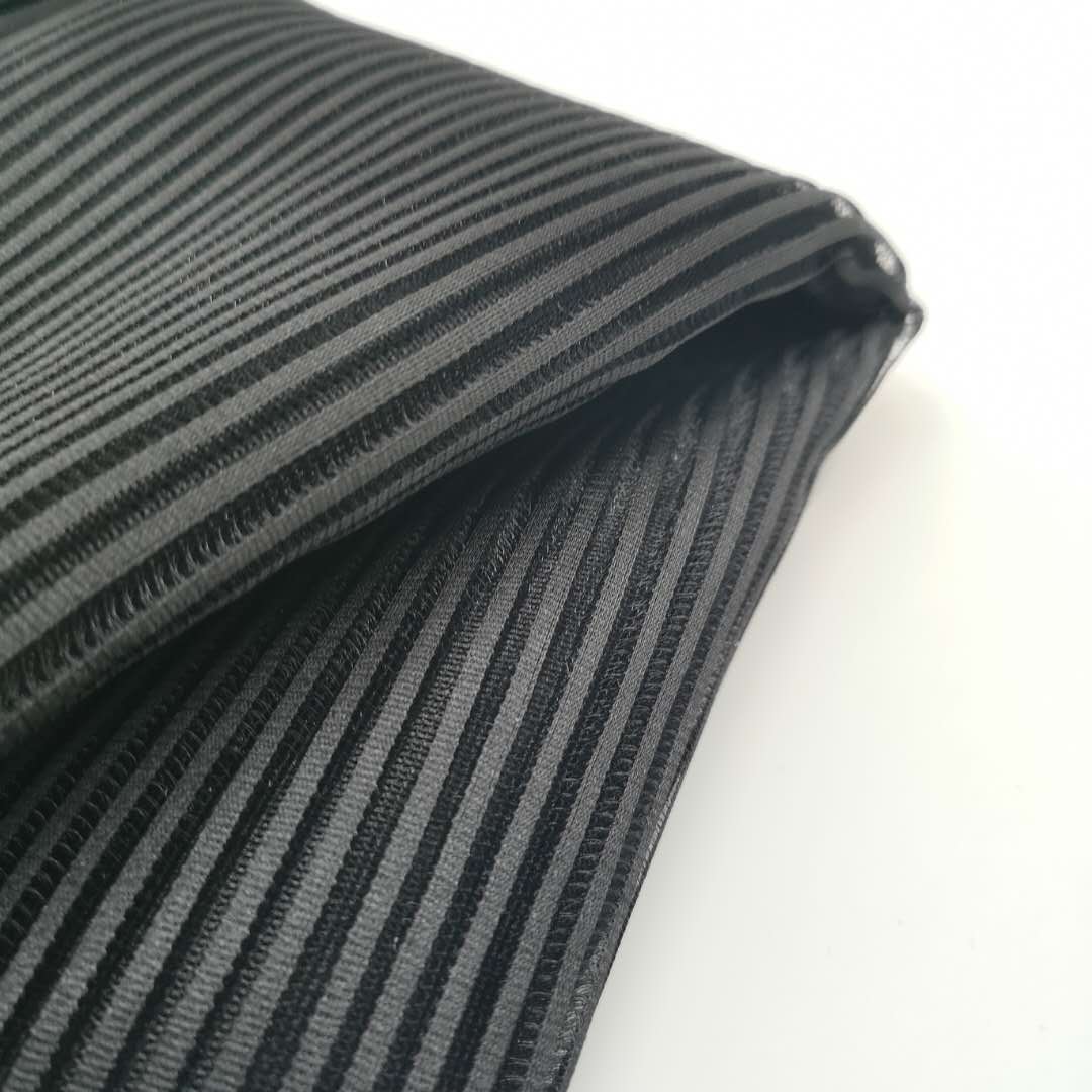 Grey Stripe Quick Dry Mesh Fabric for Bag